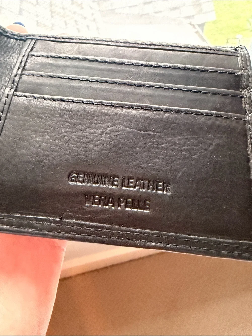Genuine leather wallet